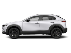 left profile of a white 2024 Mazda CX-30 | Vancouver, WA