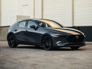 front right angle of a 2024 Mazda3 Hatchback | Vancouver, WA