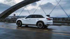 2024 Mazda CX-90 PHEV going over a bridge | Vancouver, WA