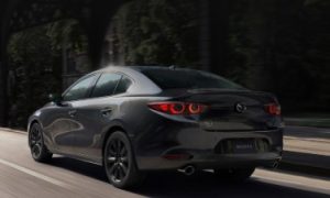 Rear view of the 2025 Mazda3 Sedan | Vancouver, WA