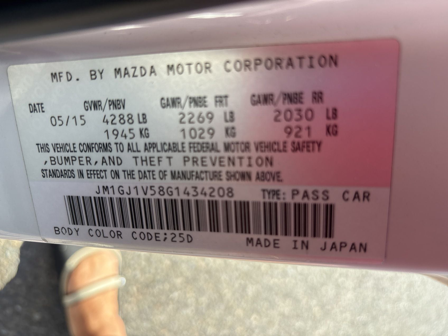2016 Mazda Mazda6 i Touring