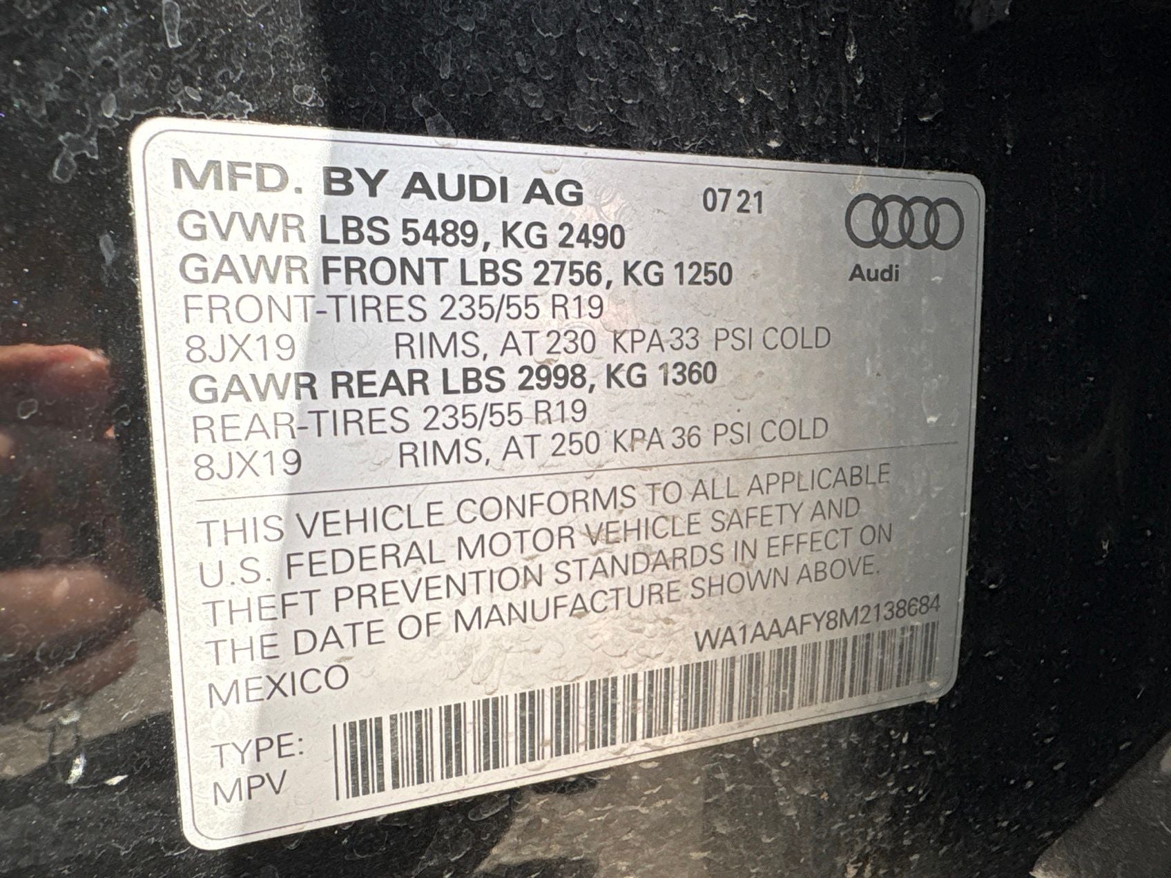 2021 Audi Q5 45 Premium quattro
