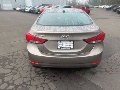 2016 Hyundai Elantra Value Edition
