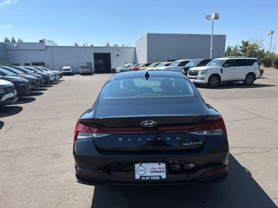 2023 Hyundai Elantra Hybrid Blue