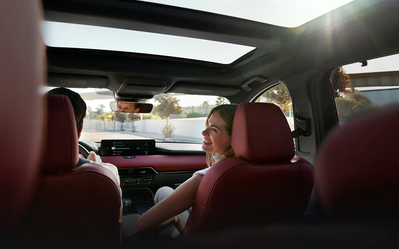 Friends riding in the 2-row 2027 Mazda CX-90 | Alan Webb Mazda in Vancouver WA