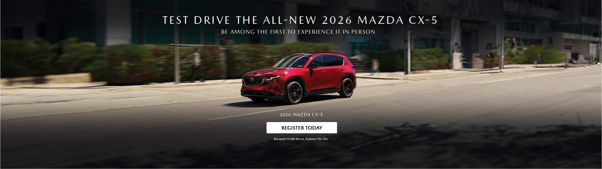 TEST DRIVE THE 2026 MAZDA CX-5